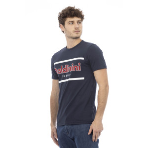 Short Sleeve T-shirt With Round Neck. Front Print.