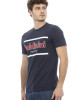 Short Sleeve T-shirt With Round Neck. Front Print.