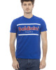 Short Sleeve T-shirt With Round Neck. Front Print.