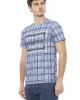 Short Sleeve T-shirt With Round Neck. Front Print.