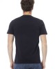 Short Sleeve T-shirt With Round Neck. Front Print.