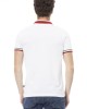 Polo Shirt. Embroidery In Front. Short Sleeve. Tricolor Collar And Sleeves.