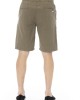 Bermuda Shorts. Solid Color Fabric. Closure With Drawstring. Side Pockets. Back Welt Pockets.