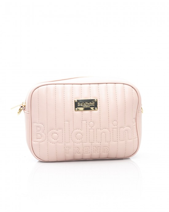 Shoulder Bag. Zip Closure. Internal Compartments. Golden Details. Front Logo. 26*20*9 Cm.