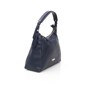 Shoulder Bag. Zip Closure. Internal Compartments. Golden Details. Front Logo. 33*26*12 Cm.