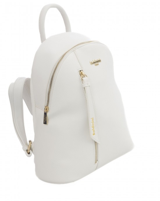 Backpack With Zip Closure. Internal Compartments. Front Pocket. Adjustable Shoulders. Golden Details. Front Logo. 31*35*14 Cm.