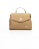 Shoulder Bag. Flap Closure. Internal Compartments. Golden Details. Front Logo. 32*25*12 Cm.