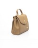 Shoulder Bag. Flap Closure. Internal Compartments. Golden Details. Front Logo. 32*25*12 Cm.