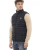 Men's Vest. Horizontally Quilted. Contrast Chest Patch. Bottom With Matching Elastic. Light Padding (approximately 100g).