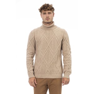 Turtleneck Sweater. Long Sleeves. Rib Collar. Cuffs And Bottom Hem.