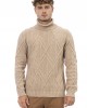 Turtleneck Sweater. Long Sleeves. Rib Collar. Cuffs And Bottom Hem.