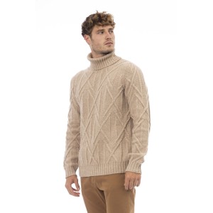 Turtleneck Sweater. Long Sleeves. Rib Collar. Cuffs And Bottom Hem.