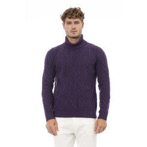 Turtleneck Sweater. Long Sleeves. Rib Collar. Cuffs And Bottom Hem.