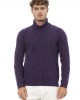 Turtleneck Sweater. Long Sleeves. Rib Collar. Cuffs And Bottom Hem.