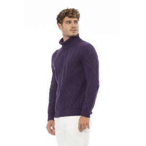 Turtleneck Sweater. Long Sleeves. Rib Collar. Cuffs And Bottom Hem.