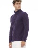 Turtleneck Sweater. Long Sleeves. Rib Collar. Cuffs And Bottom Hem.