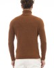 Turtleneck Sweater. Long Sleeves. Fine Rib Collar. Cuffs And Bottom Hem.