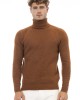 Turtleneck Sweater. Long Sleeves. Fine Rib Collar. Cuffs And Bottom Hem.