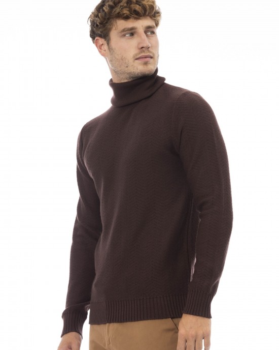 Turtleneck Sweater. Long Sleeves. Rib Collar. Cuffs And Bottom Hem. Regular Fit.