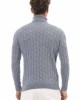 Turtleneck Sweater. Long Sleeves. Fine Rib Collar. Cuffs And Bottom Hem. Regular Fit.