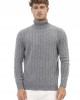 Turtleneck Sweater. Long Sleeves. Fine Rib Collar. Cuffs And Bottom Hem. Regular Fit.