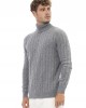 Turtleneck Sweater. Long Sleeves. Fine Rib Collar. Cuffs And Bottom Hem. Regular Fit.