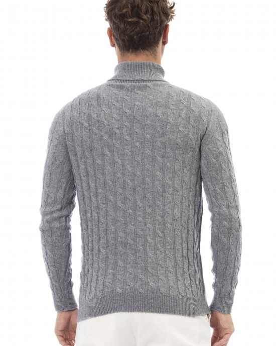 Turtleneck Sweater. Long Sleeves. Fine Rib Collar. Cuffs And Bottom Hem. Regular Fit.