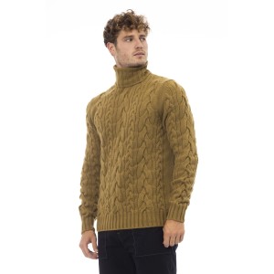 Turtleneck Sweater. Long Sleeves. Ribbed Collar. Cuffs And Bottom.