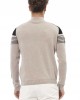 Mock Neck Sweater. Long Sleeves. Fine Rib Collar. Cuffs And Bottom Hem. Regular Fit.