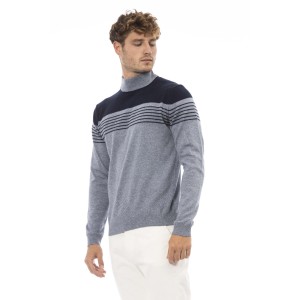 Mock Neck Sweater. Long Sleeves. Fine Rib Collar. Cuffs And Bottom Hem. Regular Fit.