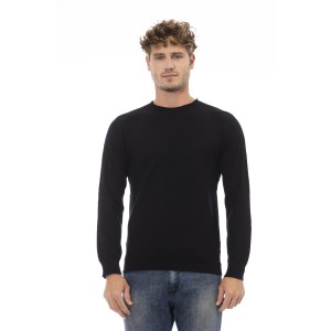 Crewneck Sweater. Long Sleeves. Fine Rib Collar. Cuffs And Bottom Hem.