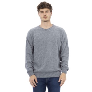 Crewneck Sweater. Long Sleeves. Ribbed Collar. Cuffs And Bottom.