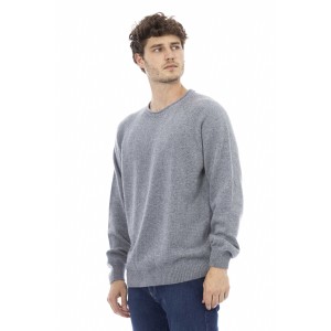 Crewneck Sweater. Long Sleeves. Ribbed Collar. Cuffs And Bottom.