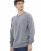 Crewneck Sweater. Long Sleeves. Ribbed Collar. Cuffs And Bottom.