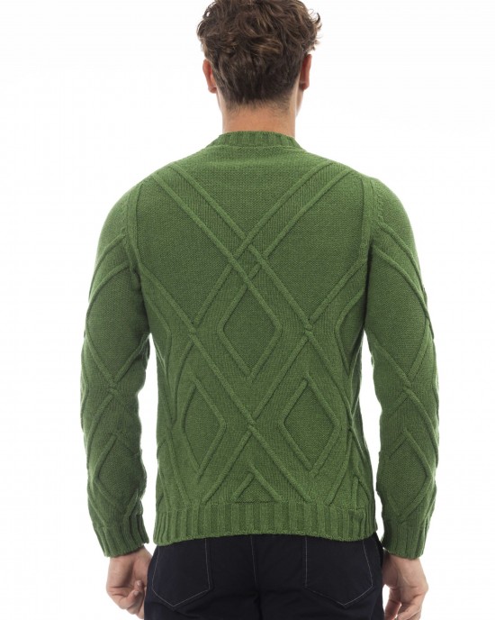 Crewneck Sweater. Long Sleeves. Ribbed Collar. Cuffs And Bottom.