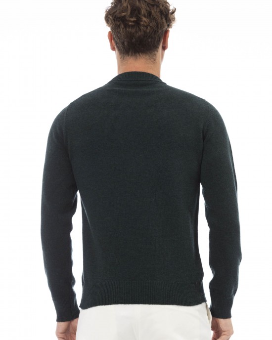 Crewneck Sweater. Long Sleeves. Fine Rib Collar. Cuffs And Bottom Hem. Regular Fit.