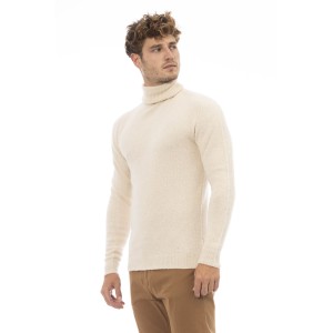 Turtleneck Sweater. Long Sleeves. Fine Rib Collar. Cuffs And Bottom Hem.