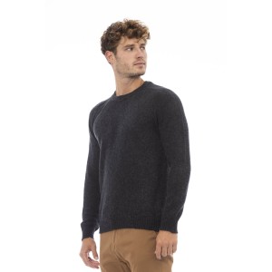 Crewneck Sweater. Long Sleeves. Ribbed Collar. Cuffs And Bottom.