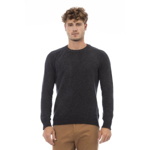 Crewneck Sweater. Long Sleeves. Ribbed Collar. Cuffs And Bottom.