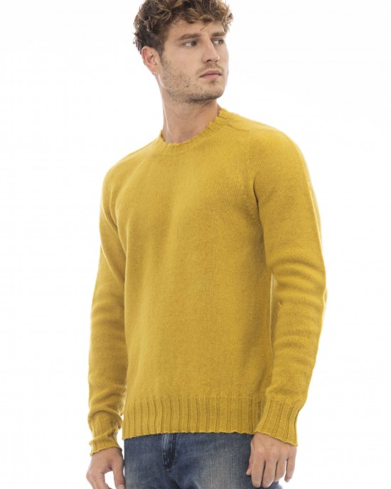 Crewneck Sweater. Long Sleeves. Ribbed Collar. Cuffs And Bottom.