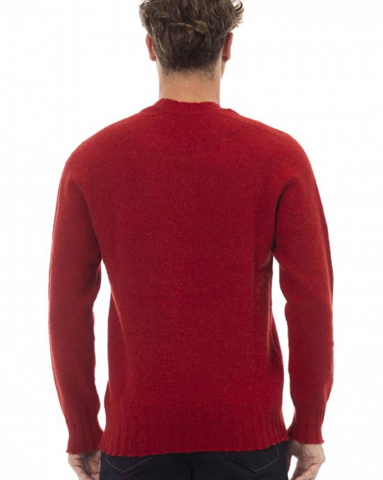 Crewneck Sweater. Long Sleeves. Ribbed Collar. Cuffs And Bottom.