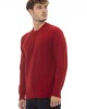 Crewneck Sweater. Long Sleeves. Ribbed Collar. Cuffs And Bottom.