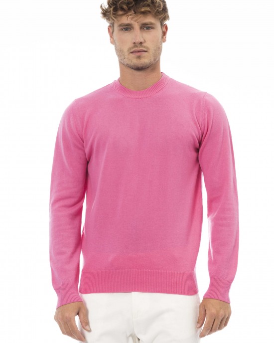 Crewneck Sweater. Long Sleeves. Fine Rib Collar. Cuffs And Bottom Hem. Regular Fit.