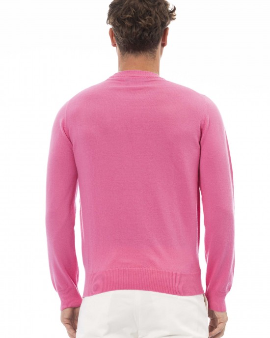 Crewneck Sweater. Long Sleeves. Fine Rib Collar. Cuffs And Bottom Hem. Regular Fit.