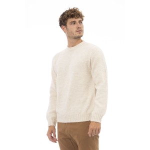 Crewneck Sweater. Long Sleeves. Ribbed Collar. Cuffs And Bottom. Regular Fit.