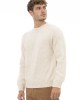 Crewneck Sweater. Long Sleeves. Ribbed Collar. Cuffs And Bottom. Regular Fit.