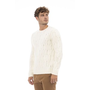 Crewneck Sweater. Long Sleeves. Ribbed Collar. Cuffs And Bottom.