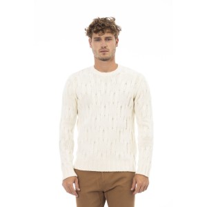 Crewneck Sweater. Long Sleeves. Ribbed Collar. Cuffs And Bottom.