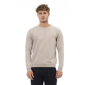 Crewneck Sweater. Long Sleeves. Fine Rib Collar. Cuffs And Bottom Hem. Regular Fit.