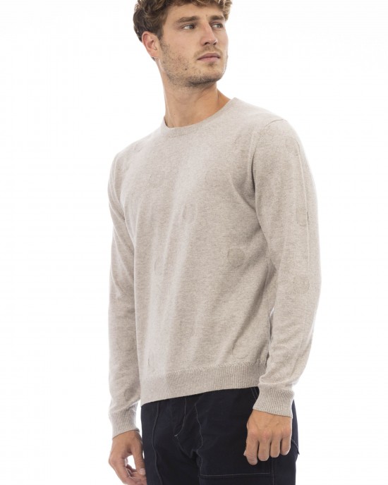 Crewneck Sweater. Long Sleeves. Fine Rib Collar. Cuffs And Bottom Hem. Regular Fit.